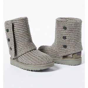 Ugg Classic Cardy Button Down Knit Boots